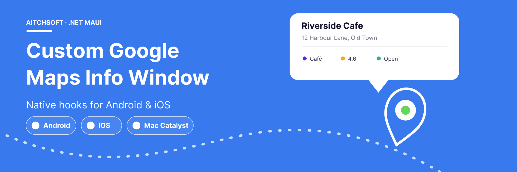 Building a Custom Google Maps Info Window in .NET MAUI