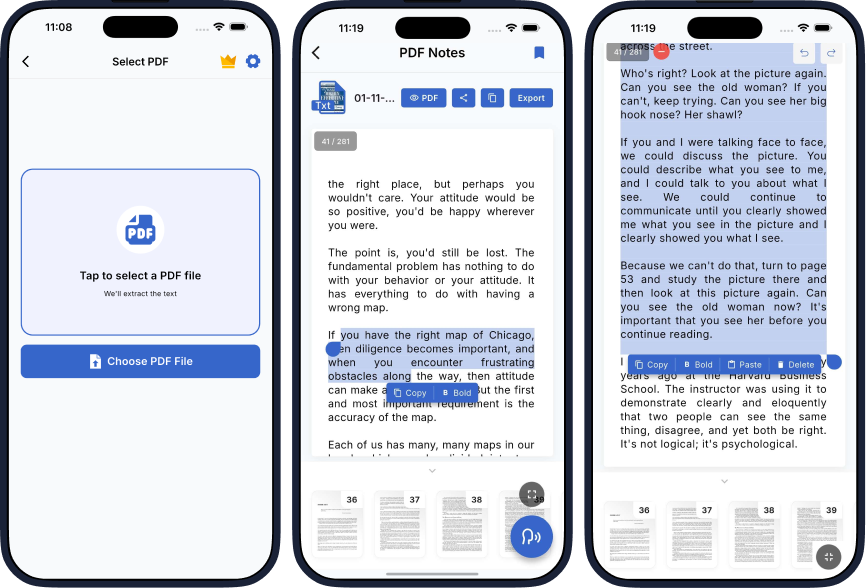 Textify: PDF to text Converter
